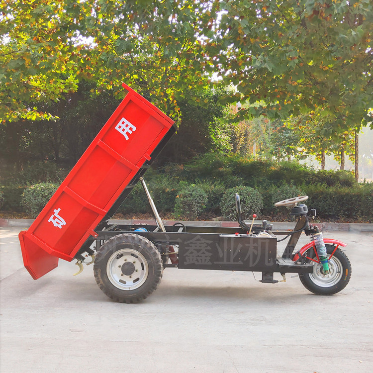 厂家直销 工地电动翻斗车 工程翻斗电动车 河南工地电动自卸车