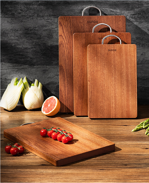 苏泊尔菜板实木砧板家用房切菜板蒸板菜墩占板