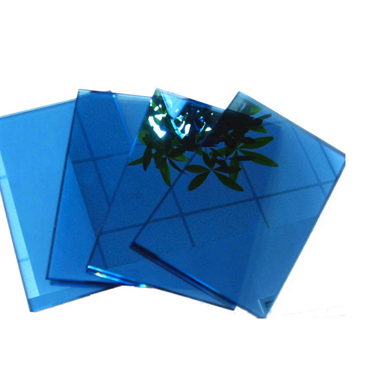 厂家直销镀膜玻璃 宝石蓝镀膜 海洋蓝在线镀膜玻璃 建筑加工定制