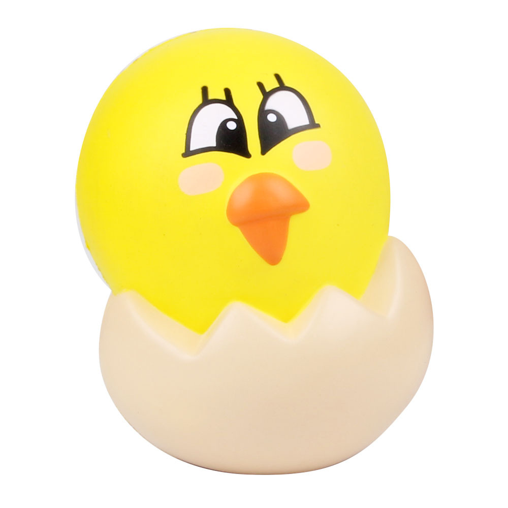 厂家供应pu慢回弹蛋壳鸡 新品热销squishy 卡通小鸡礼品玩具定制