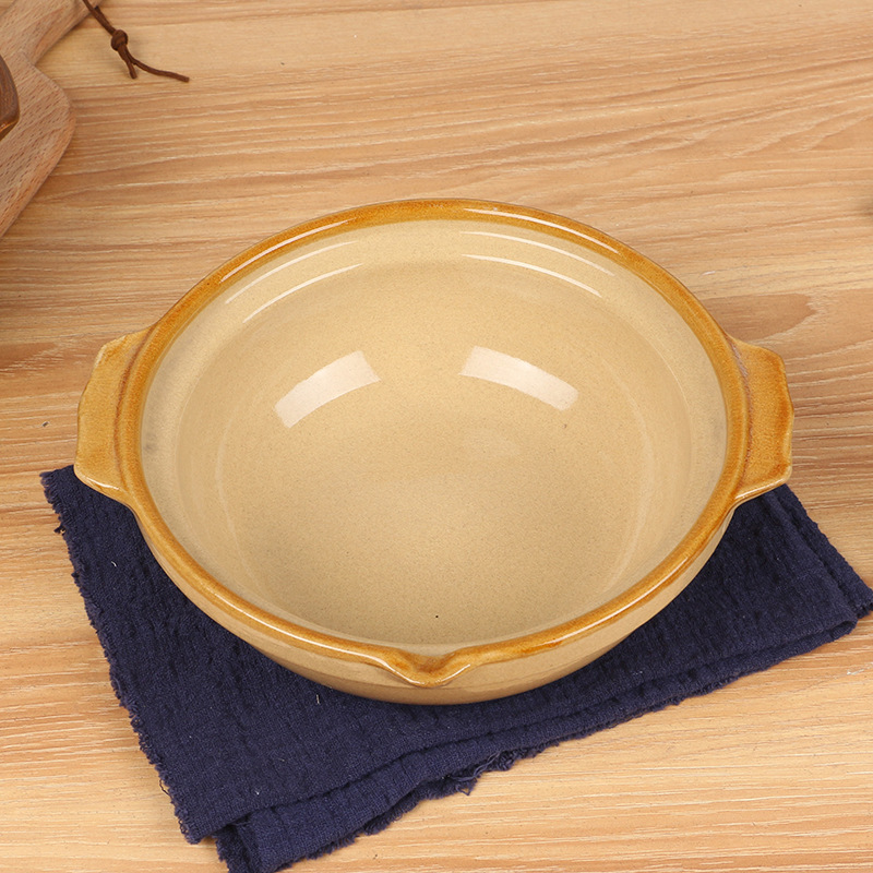 创意厨房明火耐热锂辉石砂锅 韩式炖汤石锅 陶瓷活动礼品养生煲