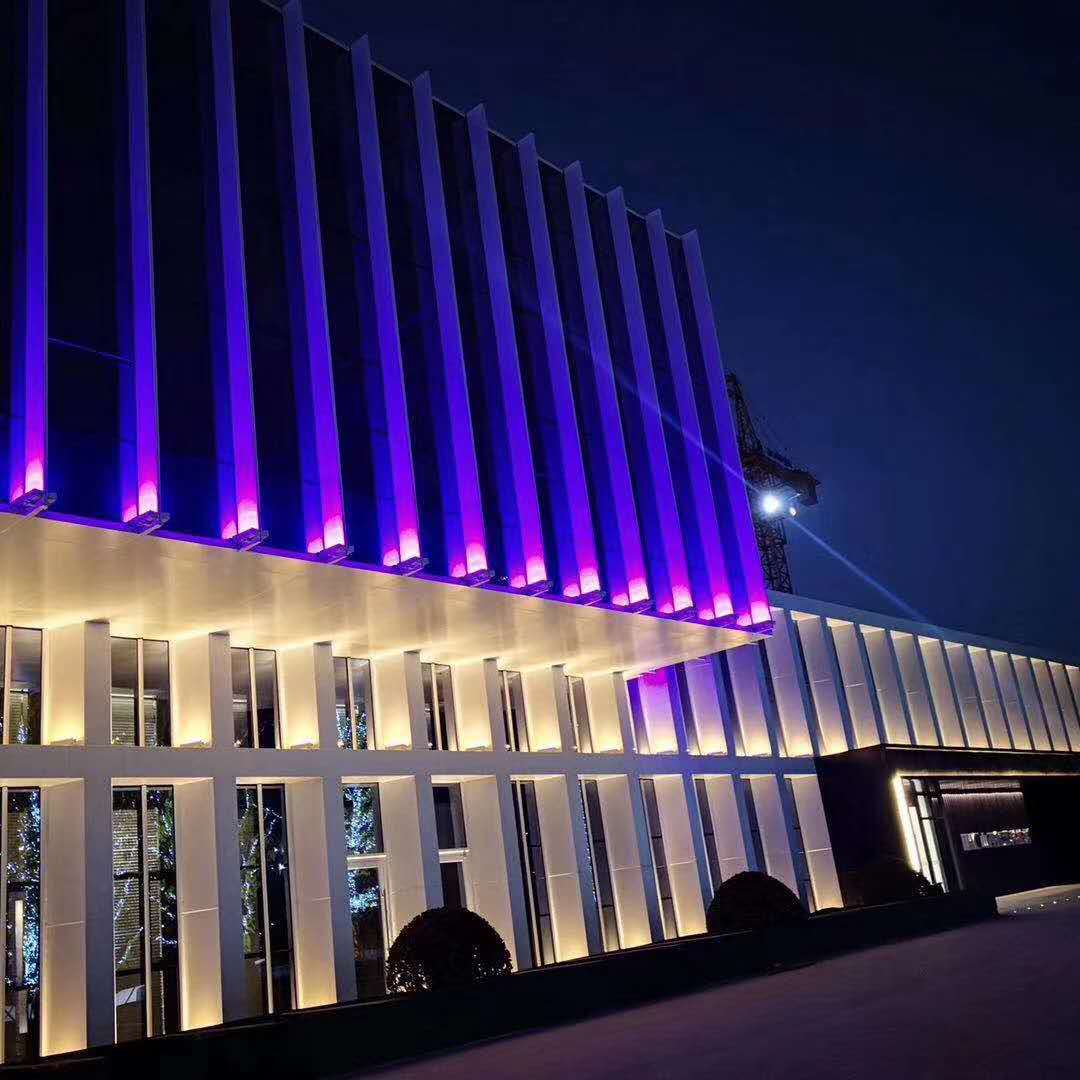 园林楼体亮化聚光灯36w48w60wled投光灯投射灯大电视投光灯