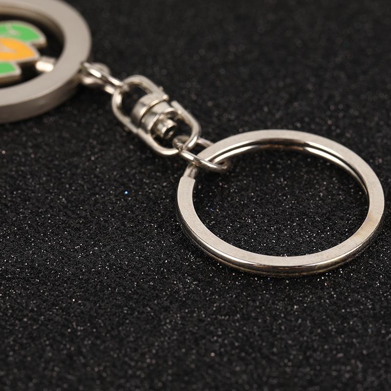 创意徽章型钥匙扣定制纪念品汽车钥匙圈链定做金属工艺品礼品批发