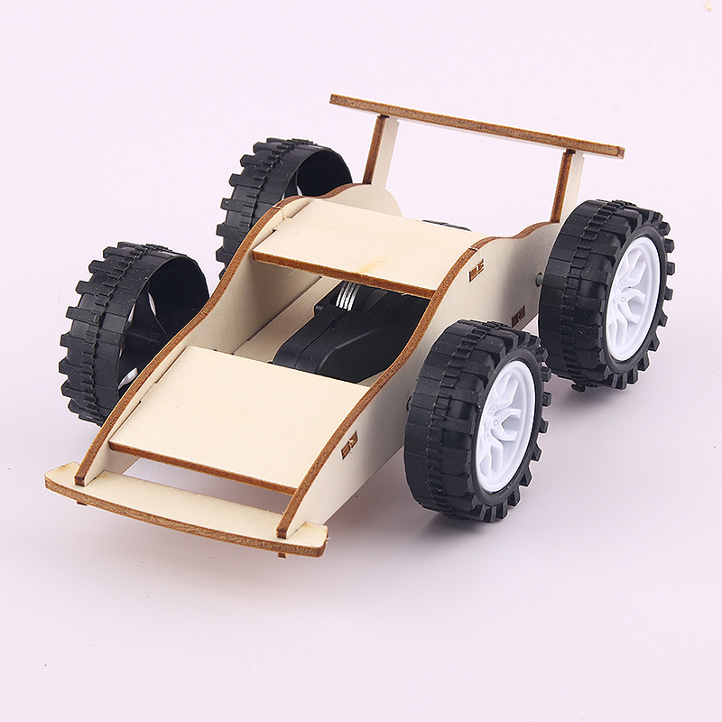 创意惯性小车小学生diy拼装玩具科技小制作小发明手工材料包批发