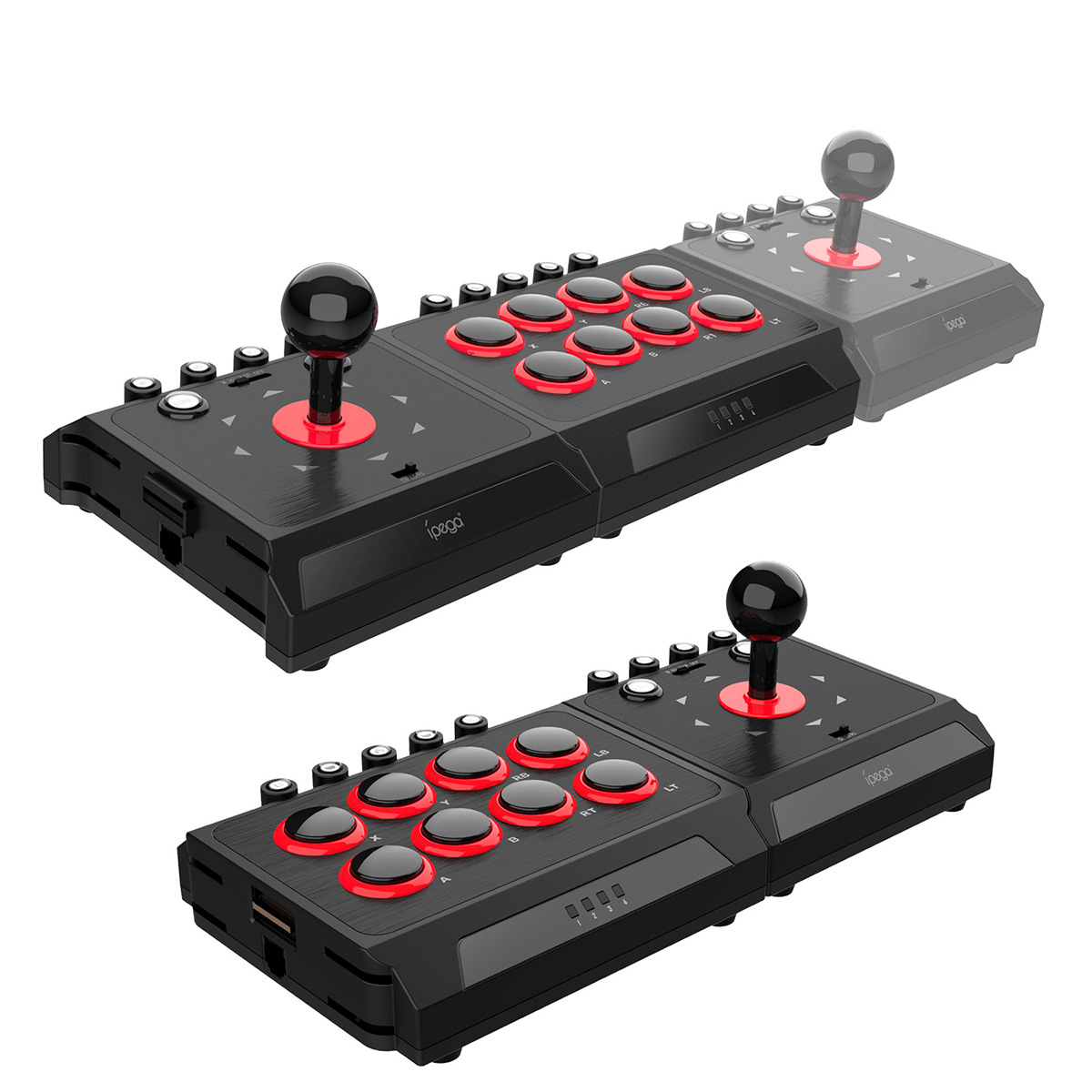 ipega 9059电竞电脑格斗摇杆switch/ps4/ps3兼容拳王街霸手柄