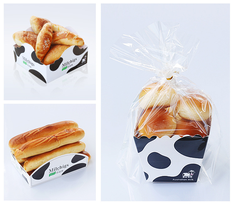 奶酪系列法式面包包装胡萝卜餐包袋吐司烘焙包装纸托面包袋可批发