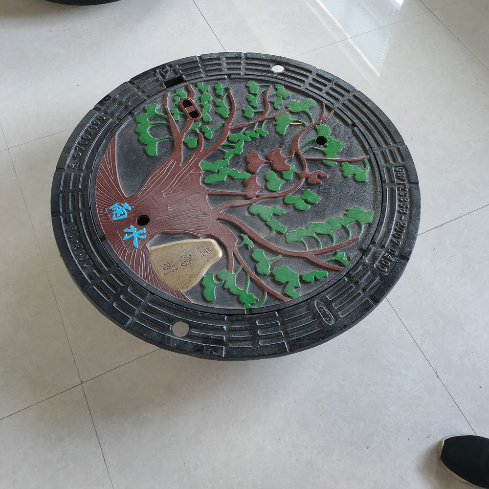 定制图案井盖 艺术井盖定制 批发铸铁井盖
