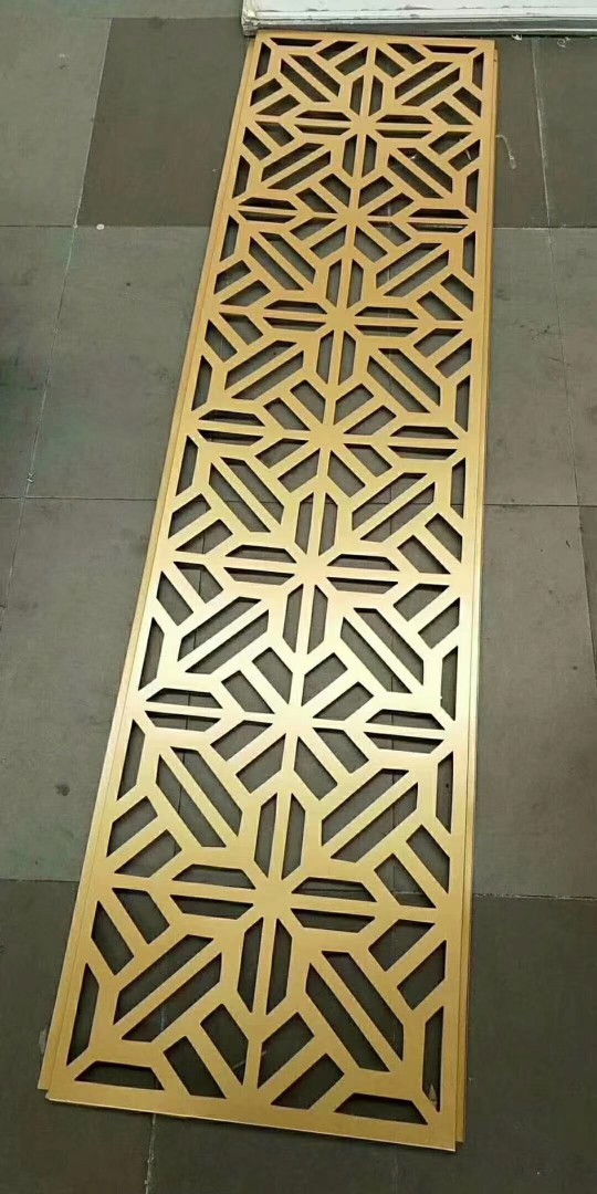 10mm金属雕花板 缕空雕刻铝花板 扭曲铝单板 铝单板包柱