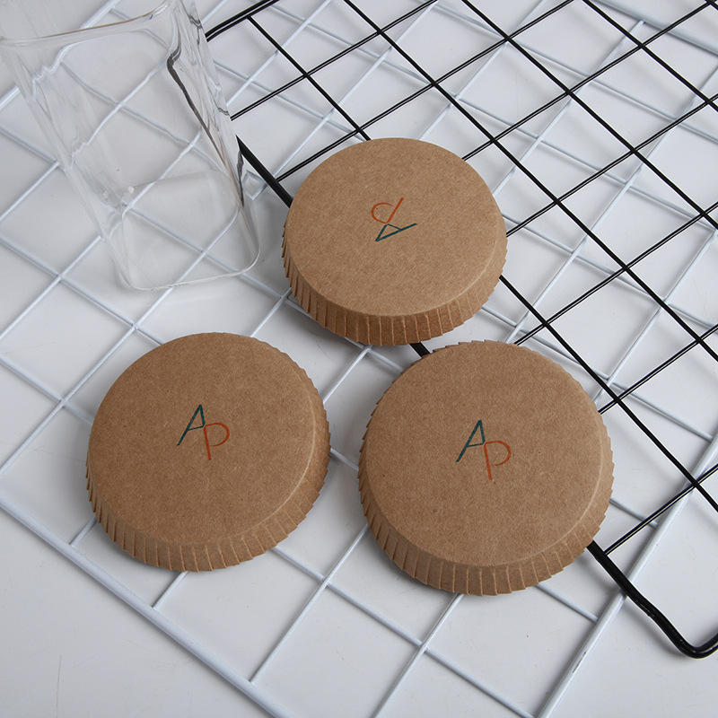 厂家直销酒店宾馆一次性杯盖 客房一次性杯垫可定制logo