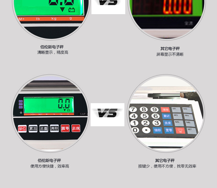 佰伦斯bws-sn 电子计重称3kg 6kg 15kg 30kg电子秤电子天平电子磅