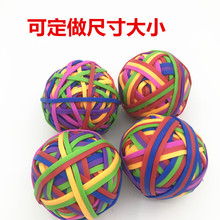 韩版糖果色多彩皮筋球橡胶球 办公用品橡皮球 塑胶皮筋批发特惠