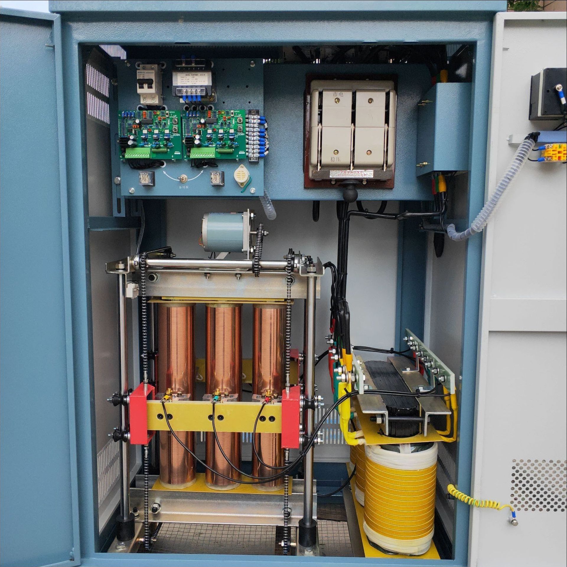 厂家直销100kw稳压器sbw-100kva三相大功率补偿式电力稳压器