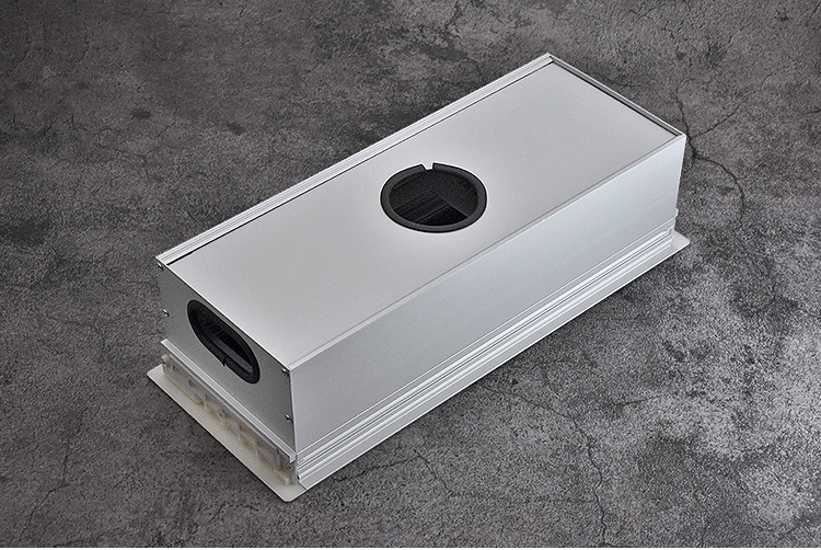 铝合金穿线盒 带毛刷穿线盒带线槽 内藏插座线孔盒 过线盒 铝线盒