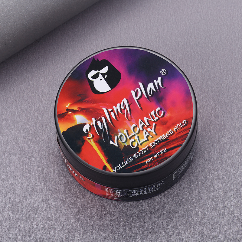 造型计划火山猴哑光造型发泥西瓜味强力持久定型不起白易清洗80g