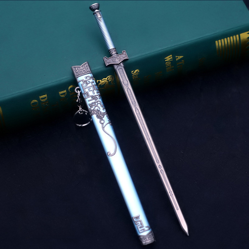 动漫武器剧场版蓝忘机避尘剑电视剧版魏无羡降灾剑合金模型