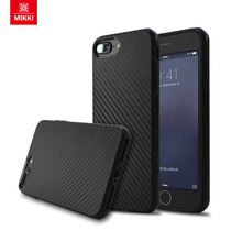 适用碳纤维纹 iphone xs max手机壳 苹果7plus保护套软壳