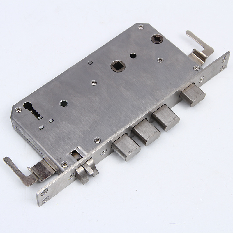 批发智能锁专用锁体 双快双活大门锁具 6052下把手指纹锁专用锁体