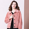 Short coat female 2019 new pattern temperament Versatile Little Lapel Single breasted Sherpa Fur one coat Short coat female 2019 new pattern temperament Versatile Little Lapel Single breasted Sherpa Fur one coat