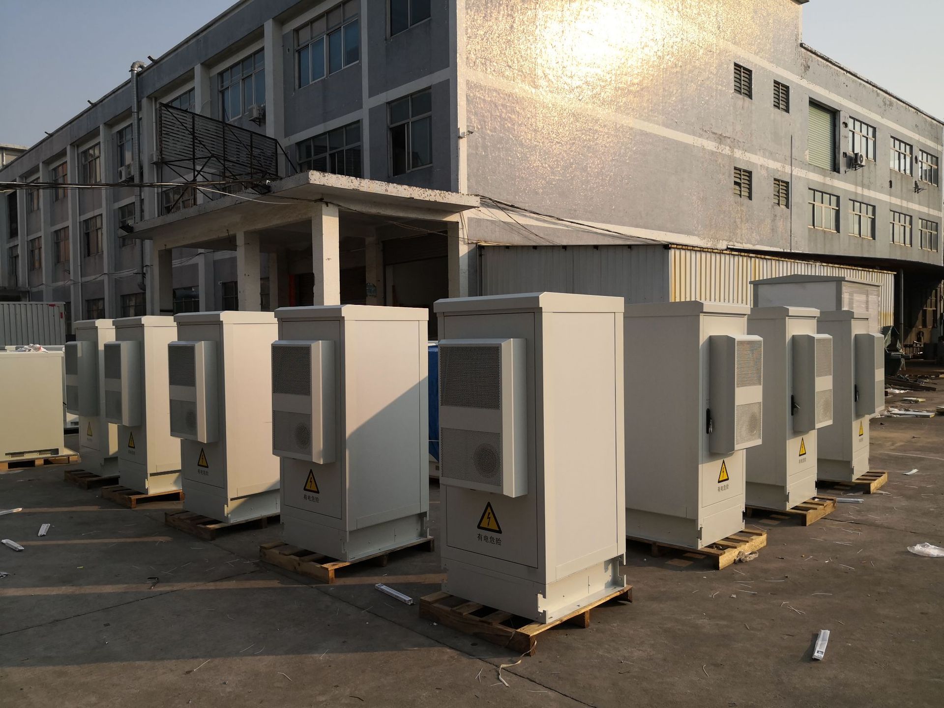 陕西,山西4g/5g基站一体化室外通信机柜 45mm厚eps夹芯板机柜