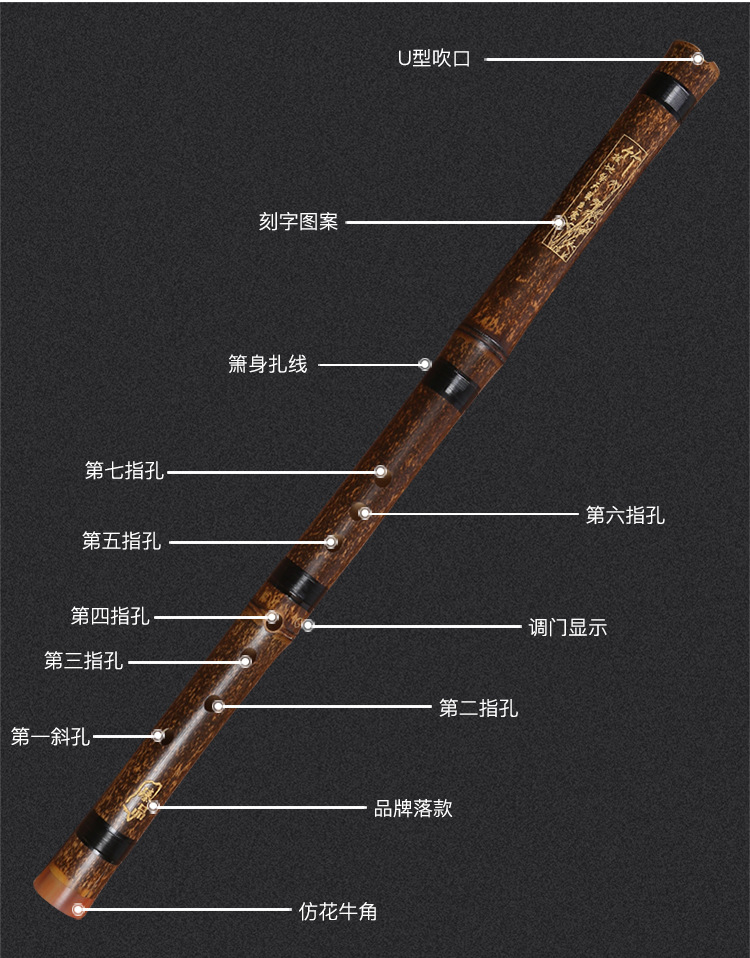 萧初学入门一节紫竹萧/短箫专业洞箫初学竹萧f/g调精制萧乐器批发