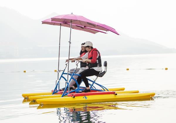 适用海边水库风景区哈雷水上自行车单人水上自行车脚踏单车
