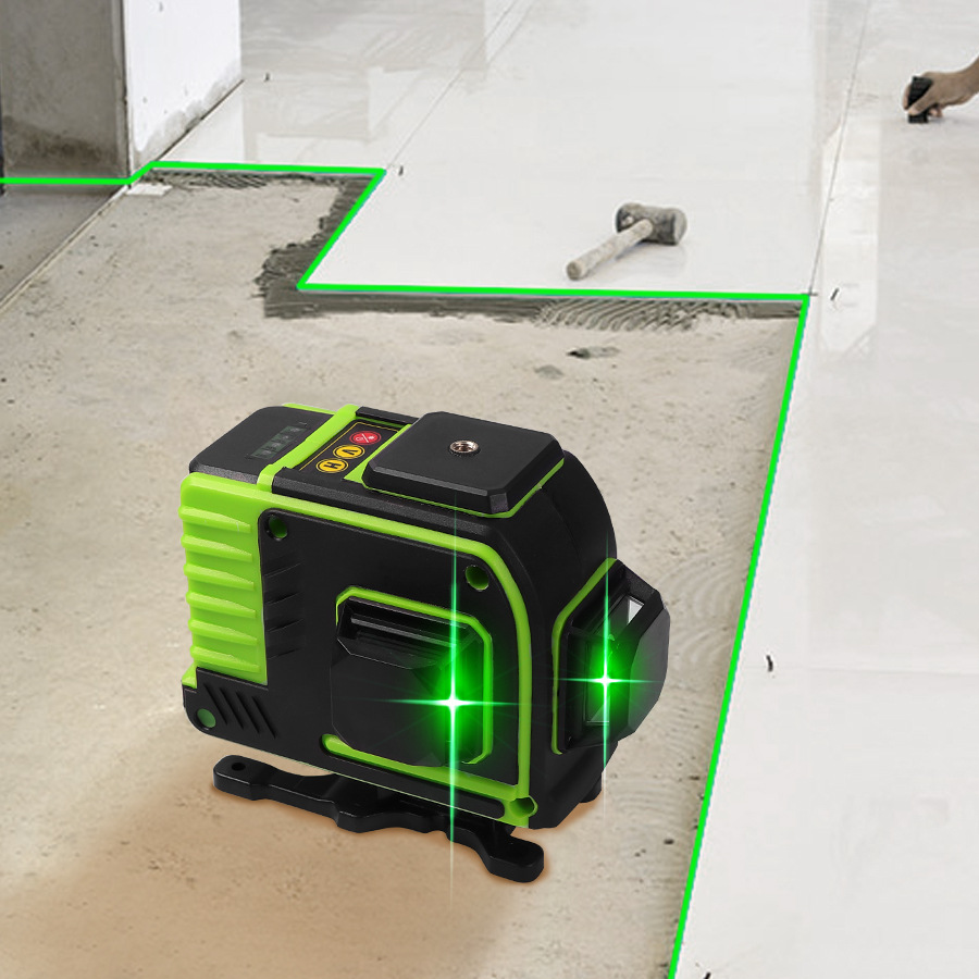 12线遥控贴墙仪贴地仪墙地两用一体机绿光蓝光水平仪高精度红外线