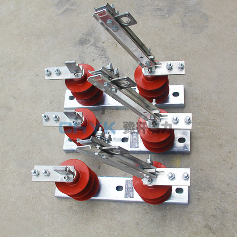 专业生产10kv硅橡胶型hgw9-12/630a户外高压刀闸隔离开关400a200a