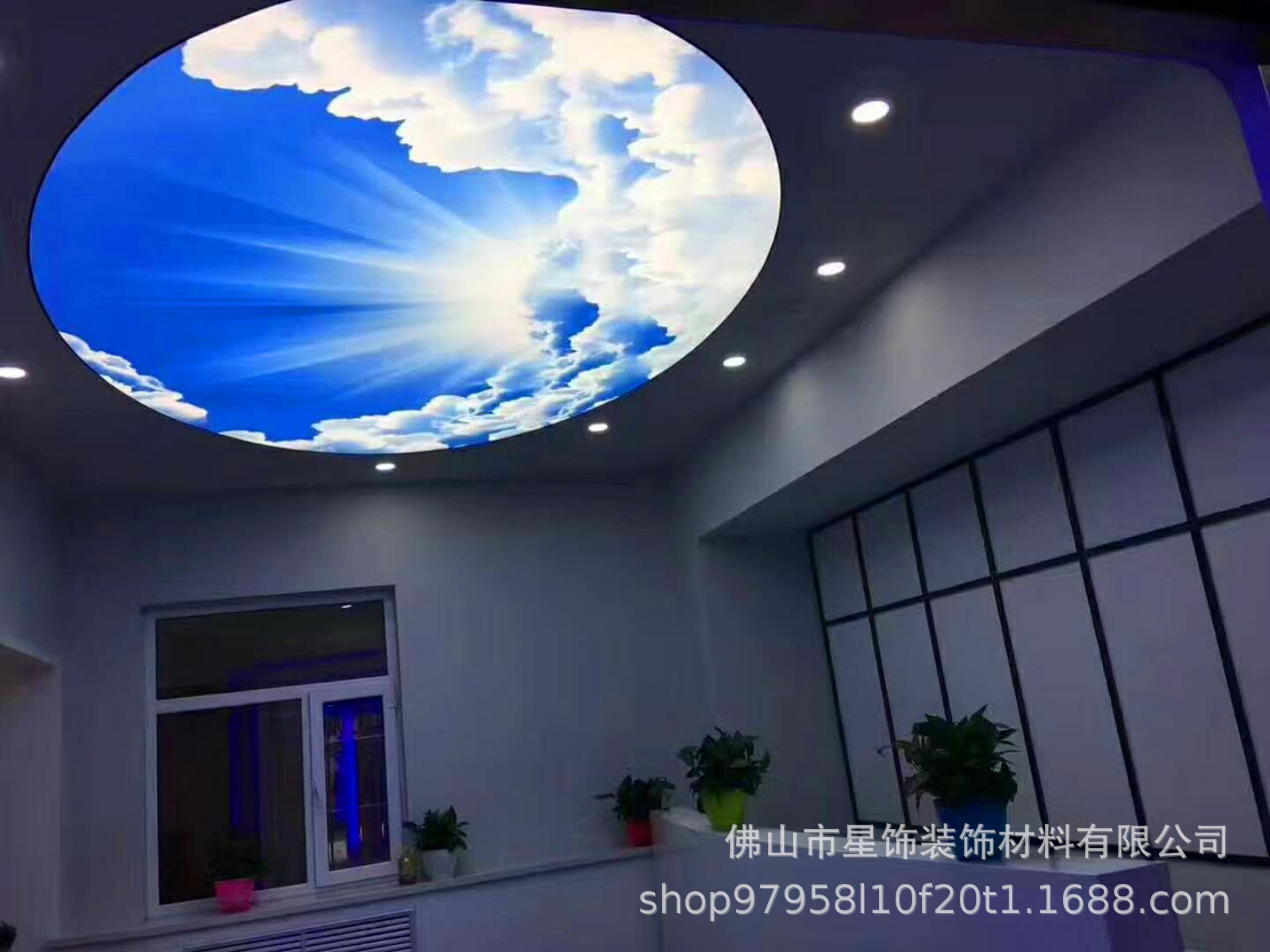 厂家定做 高清uv软膜天花吊顶 透光灯膜 灯布 软拉膜 灯箱卡布