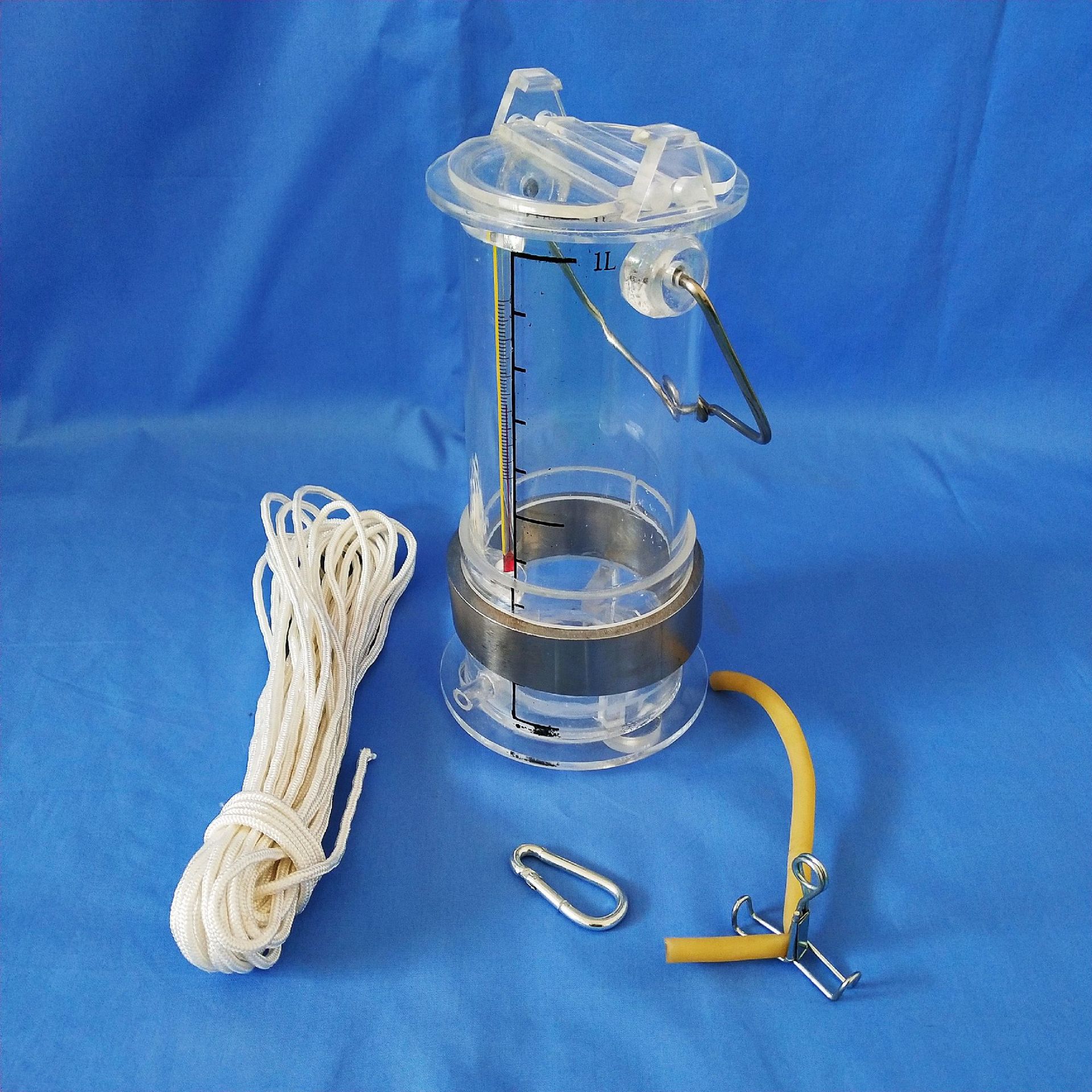 加厚有机玻璃水质采样器 亚克力塑料深水污水采样器 取样桶 开票