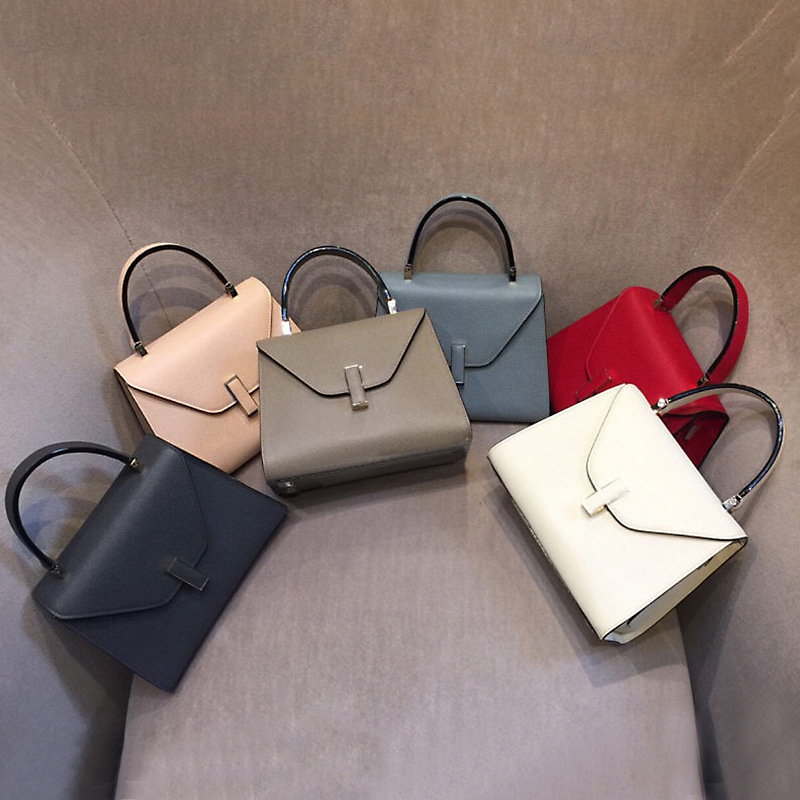 新款都挺好姚晨苏明玉朱丽同款手提牛皮女包凯莉包单肩斜挎小包包