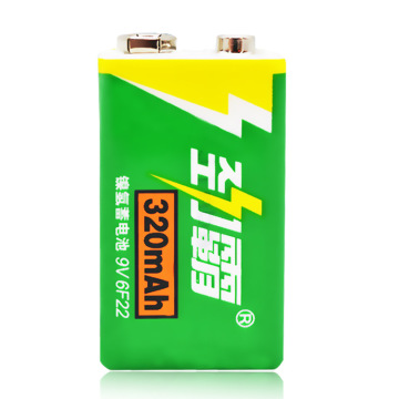 劲霸 9v充电电池 9Ⅴ电池 大容量320mah无线话筒麦克风万用表电池