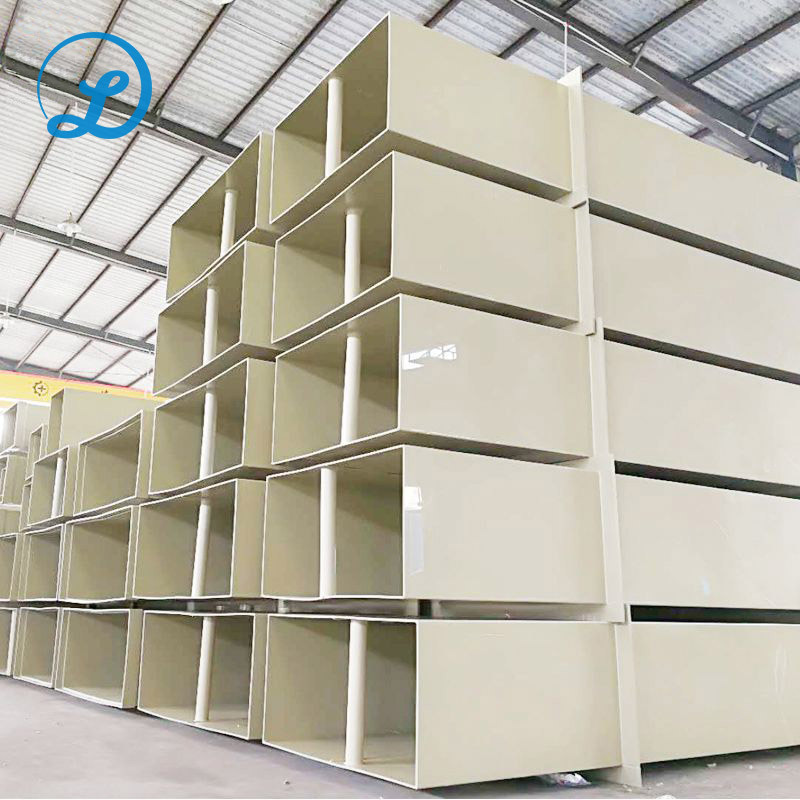 厂家直销pp方管丙烯pp方管材 大口径耐磨pp风管定做 鑫霖环保