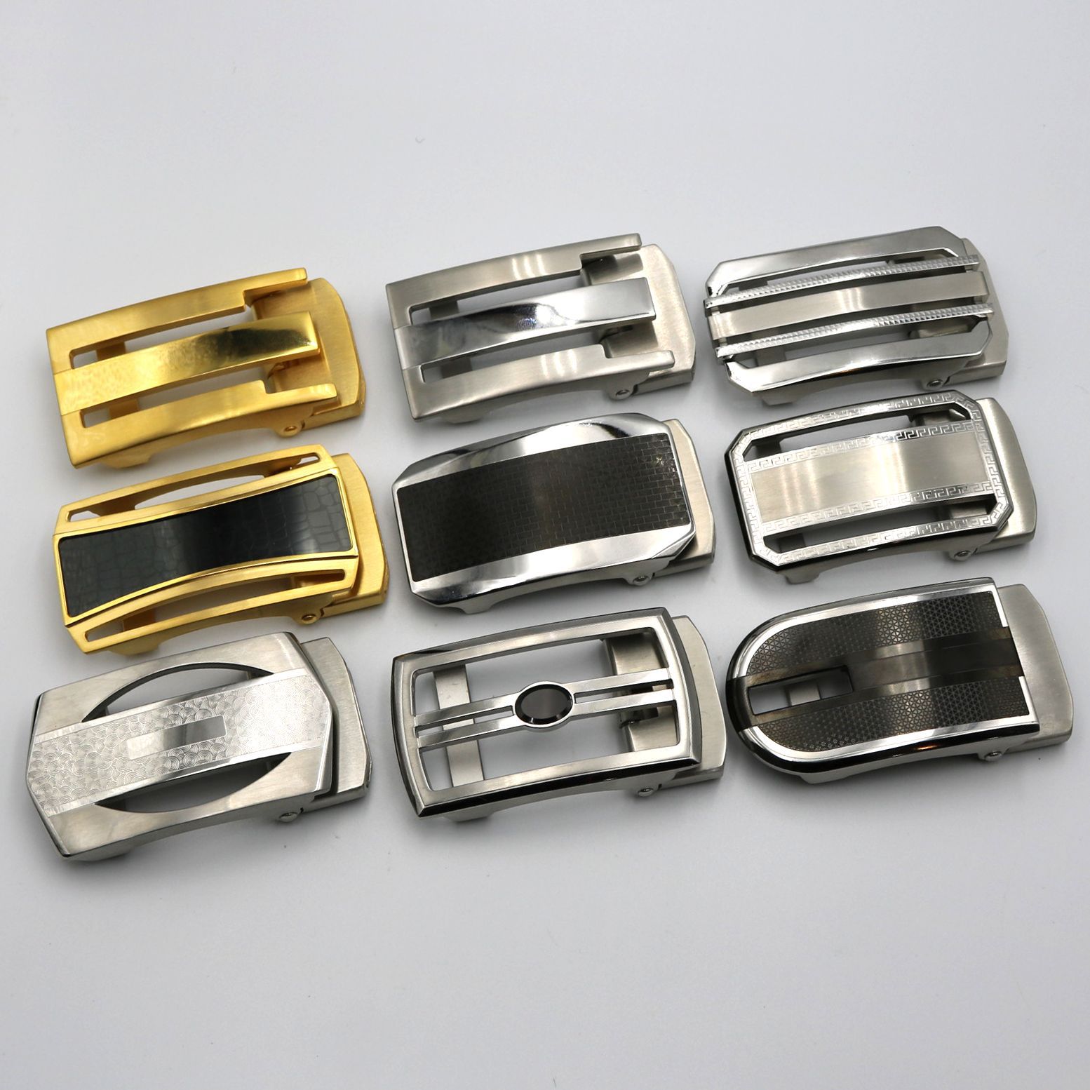 高端订制316l不锈钢皮带扣头男士纯钢金属腰带扣头oem工厂定制