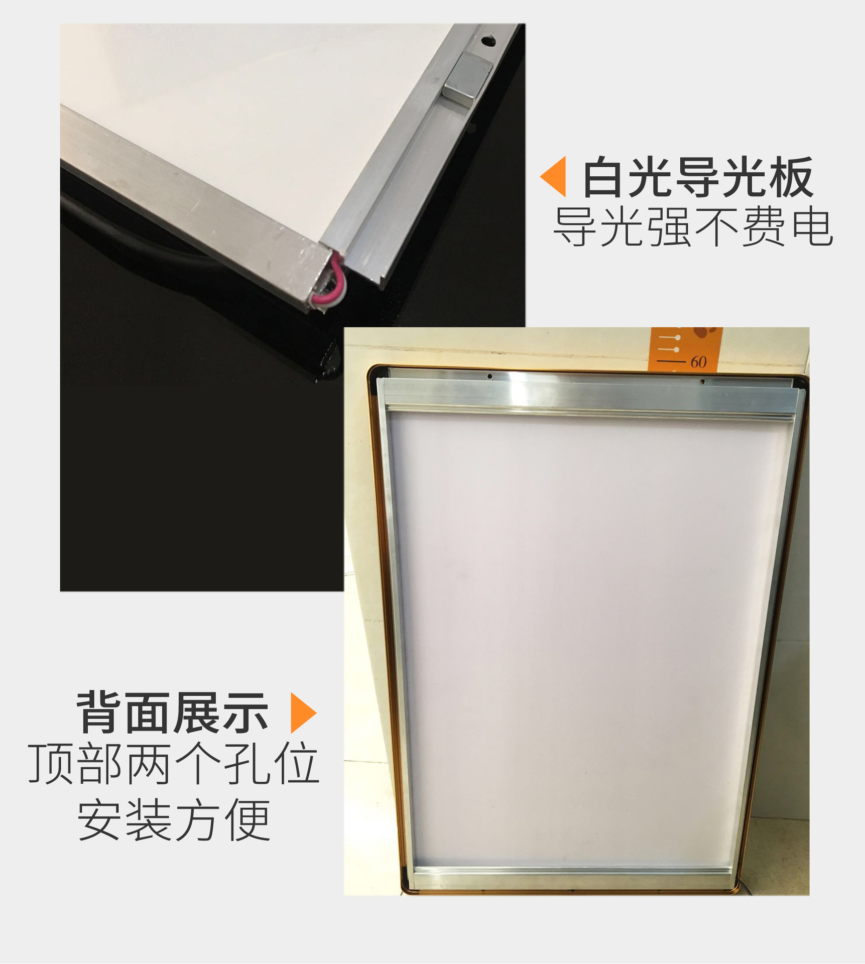 磁吸海报框挂墙电梯广告框架画框铝合金定制做营业执照表框大相框