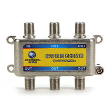 秋叶原QS6025数字双向有线电视分配器分频器分支器 一分五4037