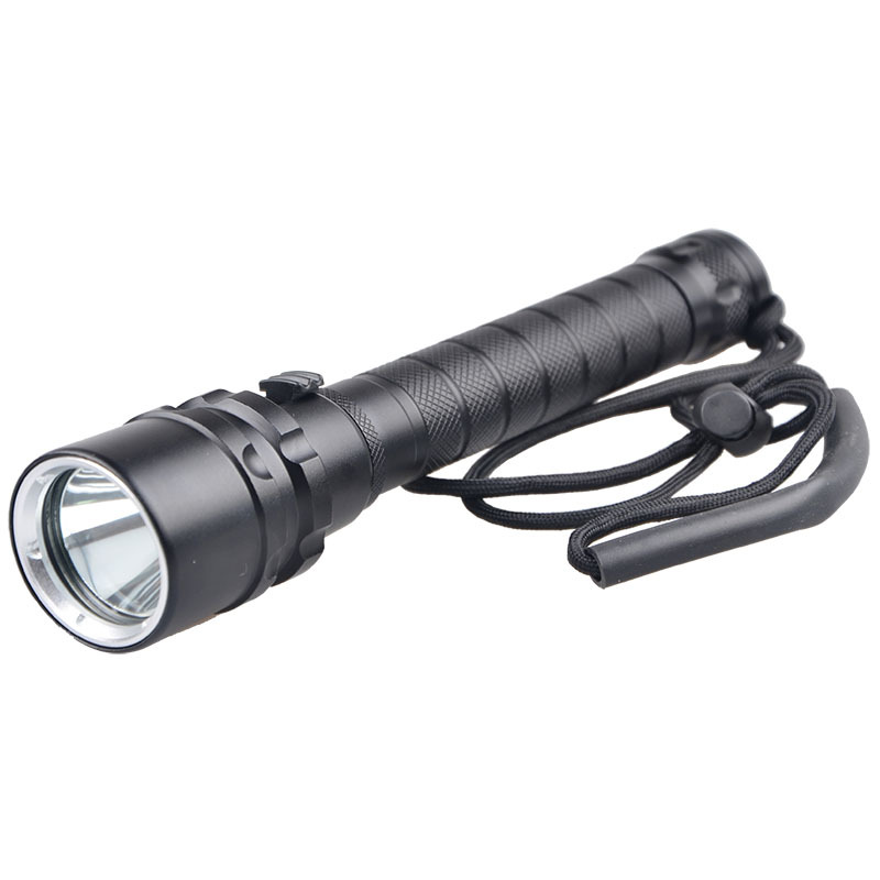 Factory Direct Sales 1000lm L2 Led Diving Waterproof Flashlight IP68 18650 Rechargeable White Light Flashlight