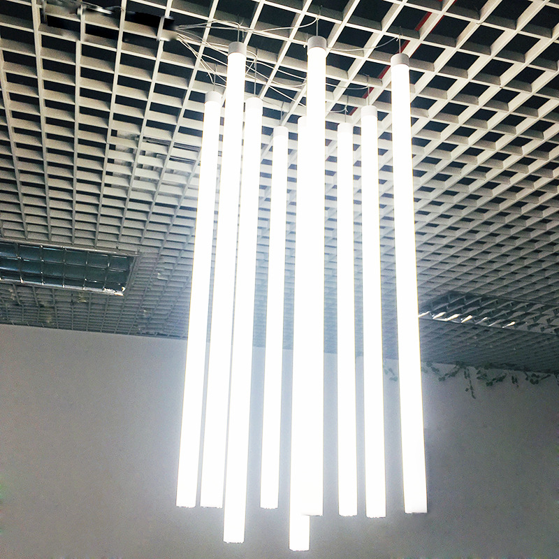 定制360度发光吊线灯管led全角度圆管灯创意吊线灯直径40mm-阿里巴巴