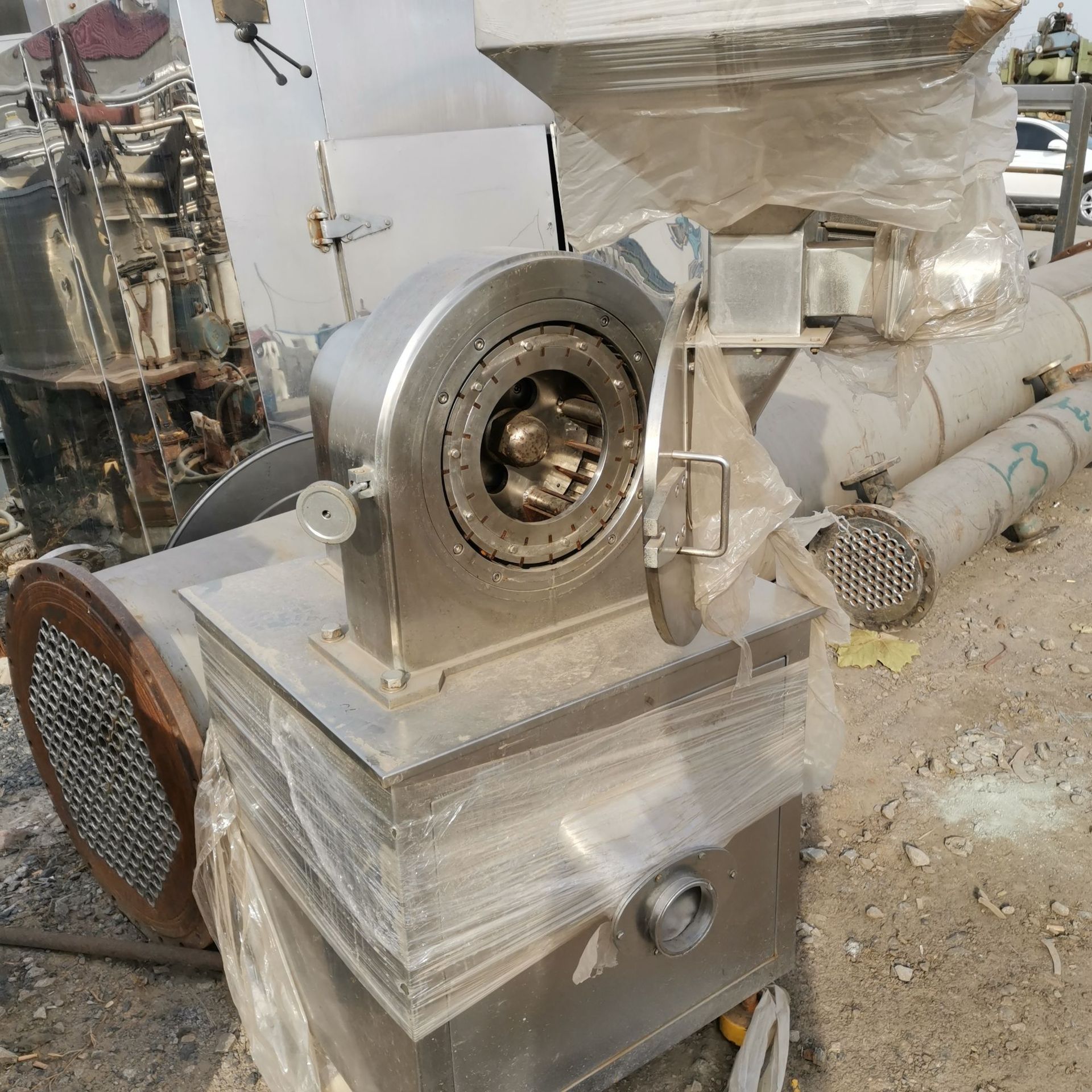 二手机械设备wf50涡轮粉碎机多功能中药商用磨粉机五谷杂粮细磨机