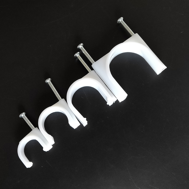 钢钉线管卡扣 u型管卡钉162025324050线管边卡 双钢钉电线管墙钉