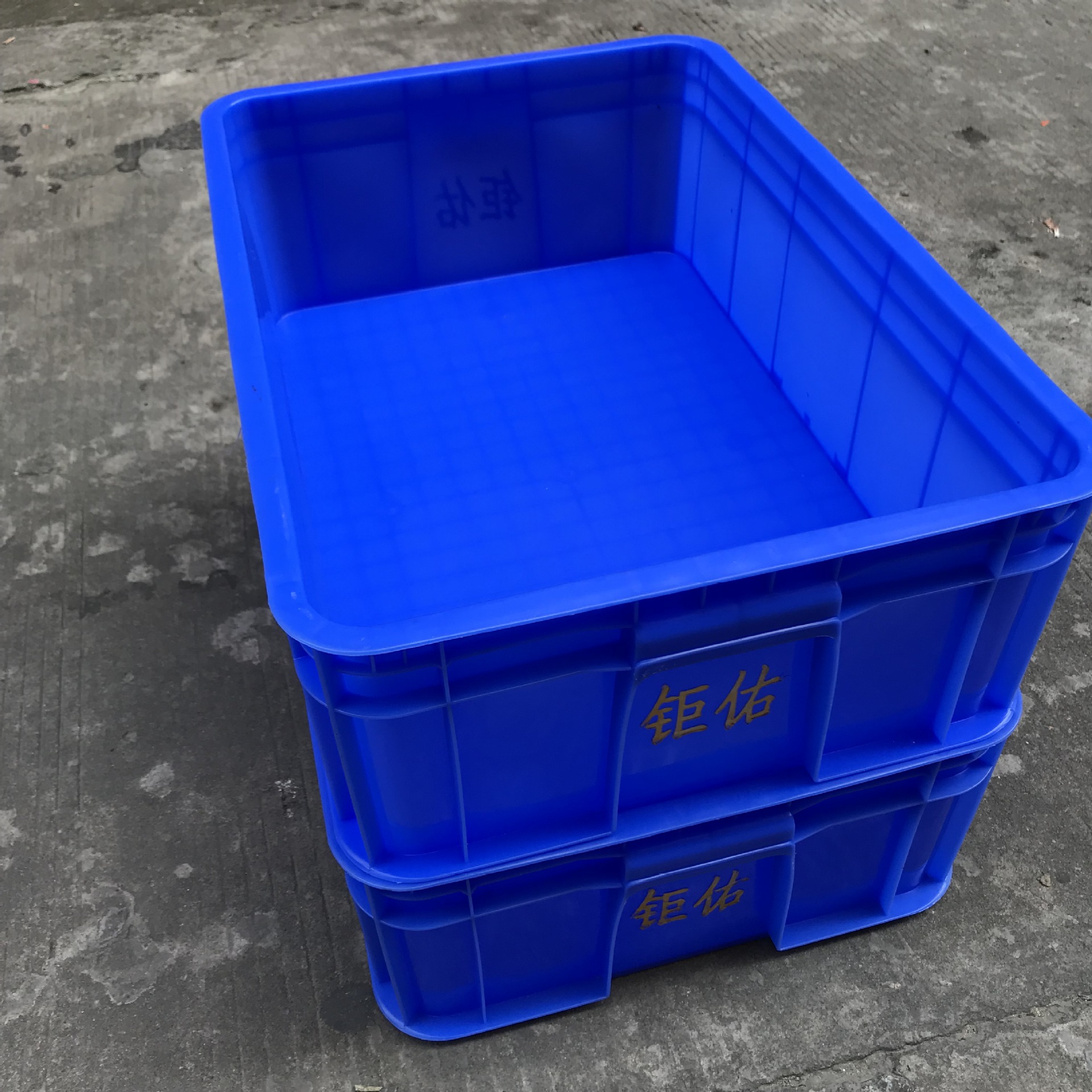 塑料周转筐食品收纳箱 工业货框胶筐600*500*160车间中转物料箱