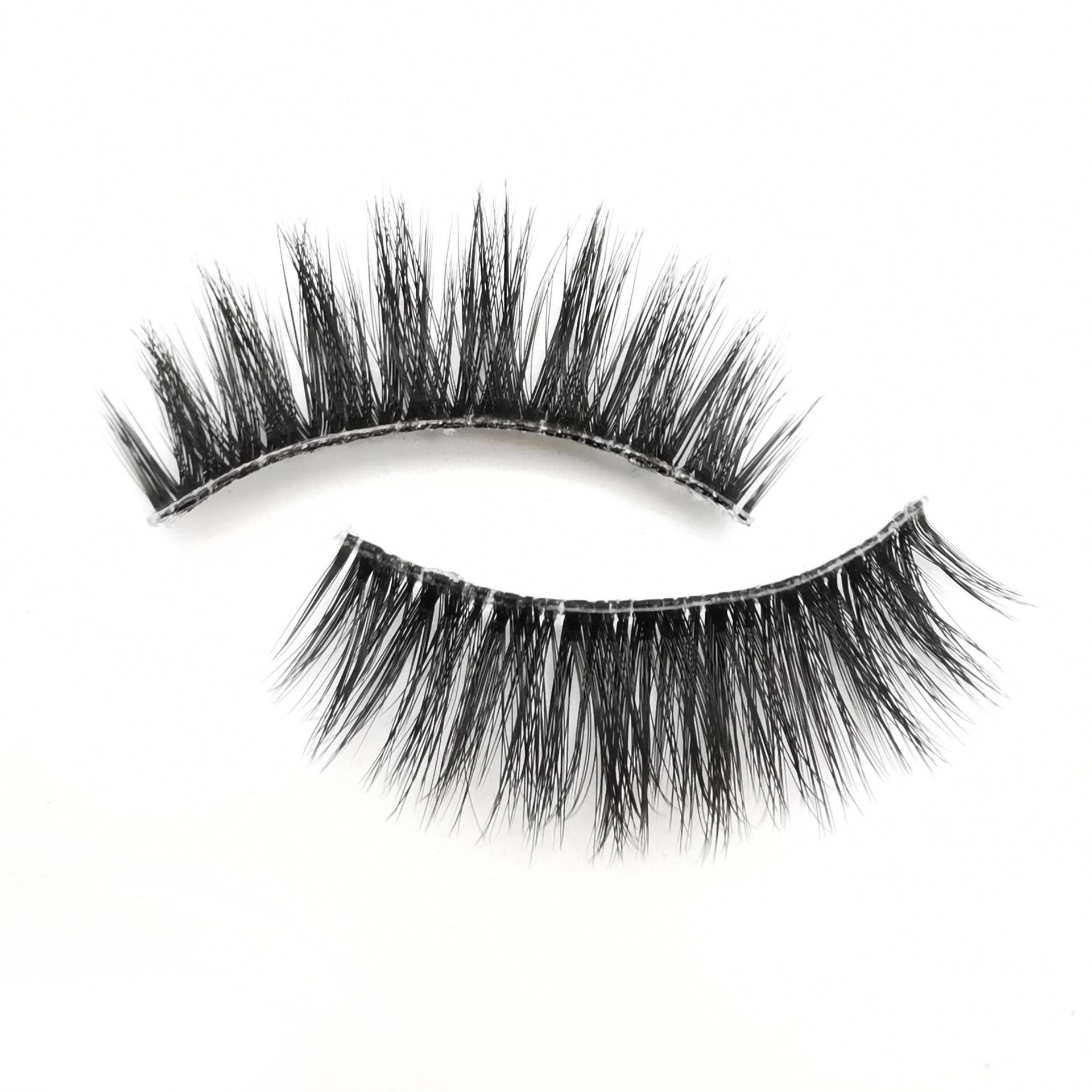 3d假睫毛 透明梗三对装化纤睫毛 立体自然款 厂家直销3d-ff6