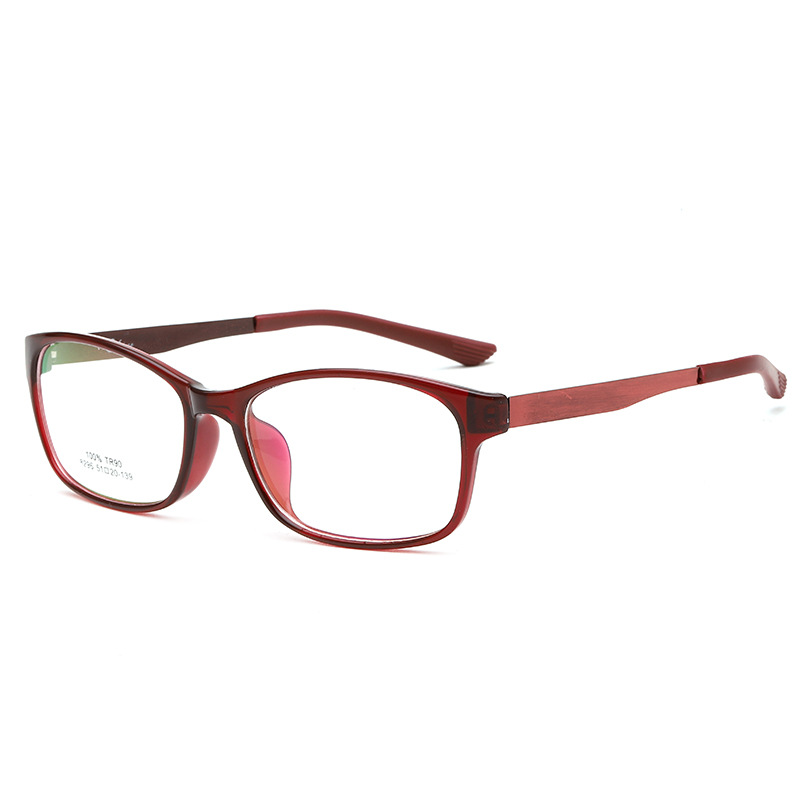 2019新款tr90眼镜架钢皮腿眼睛8296男女通用近视全框架眼镜框