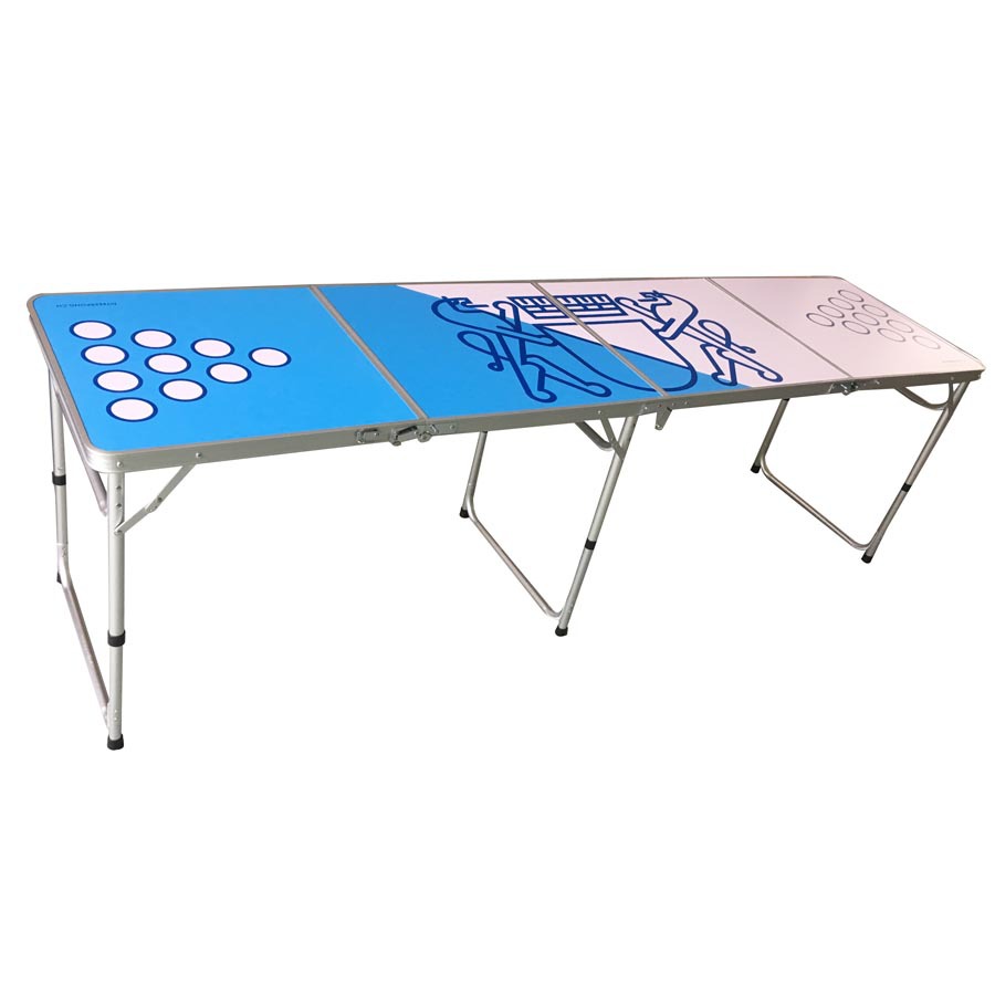亚马逊热销 logo 可订制 8ft beer pong table,欧美啤酒游戏桌