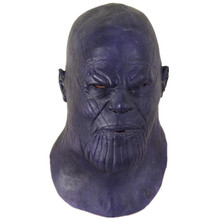 长款灭霸面具复联4终局之战Thanos mask万圣节乳胶头套Cos道具