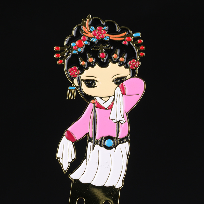 厂家定制金属黄铜镂空书签 卡通人物纪念创意书签 烤漆书签定做