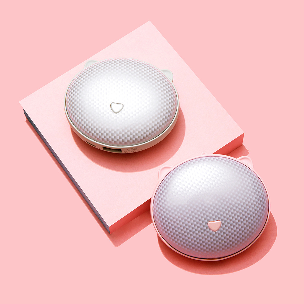 新款可爱萌猫暖手宝充电宝移动电源小巧方便外出携带暖宫快速发热