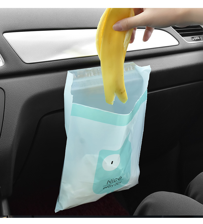 汽车车载垃圾袋垃圾桶粘贴式创意可爱便携收纳车内用一次性清洁袋