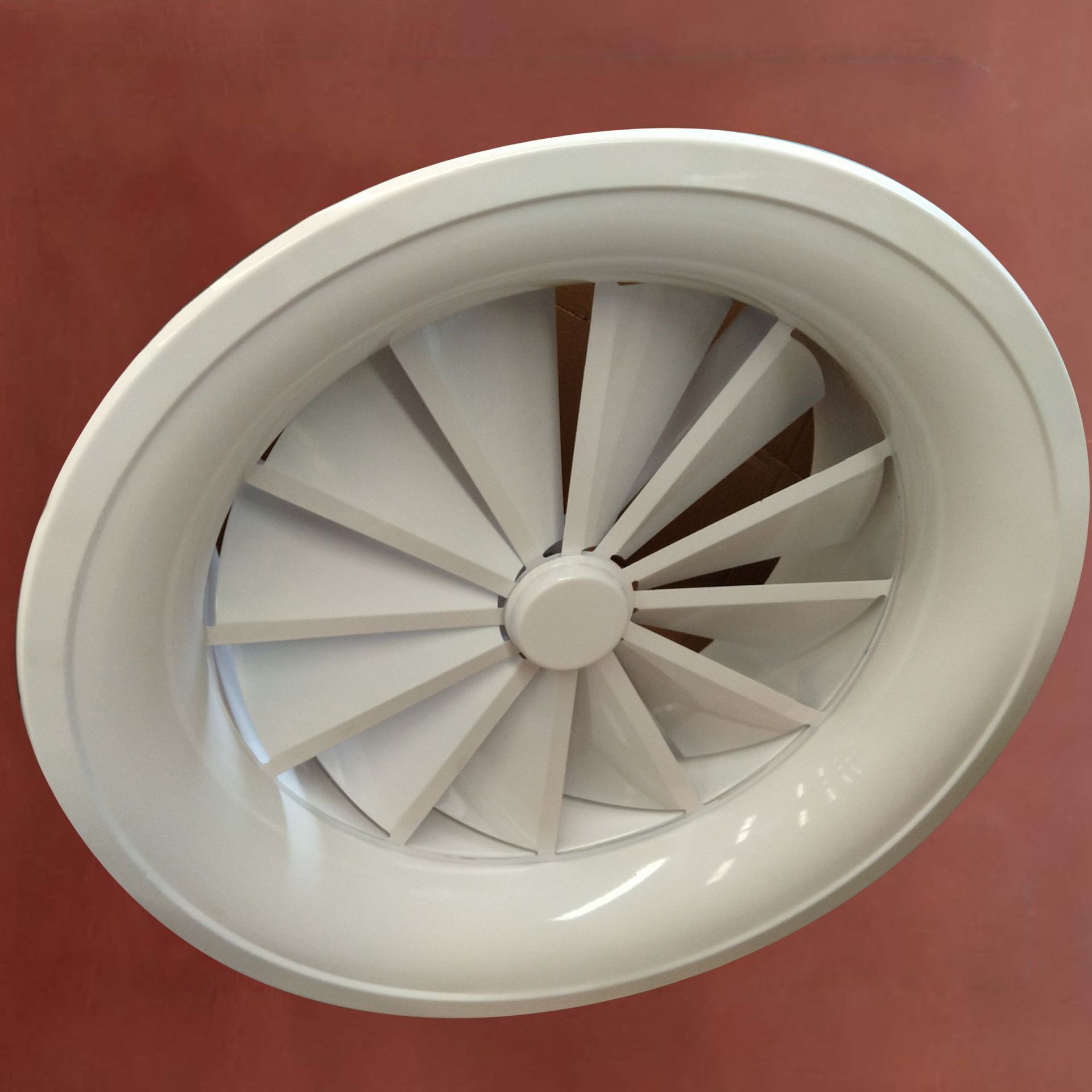 定制 铝合金旋流风口手动自动调节旋流风口带阀旋流风口 可选机构