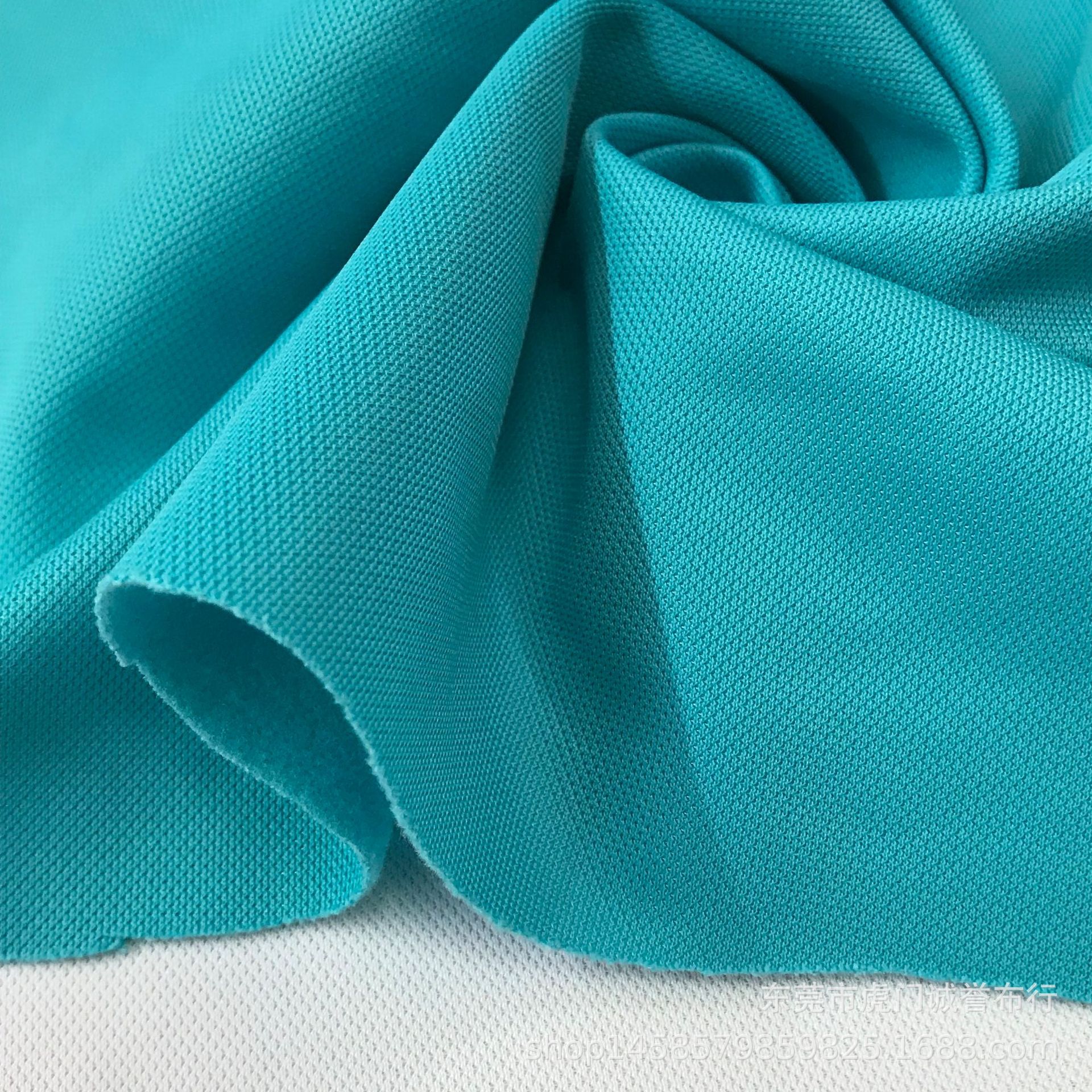 现货供应网眼金光绒 春秋冬校服料单面绒布料 运动服外套校服面料