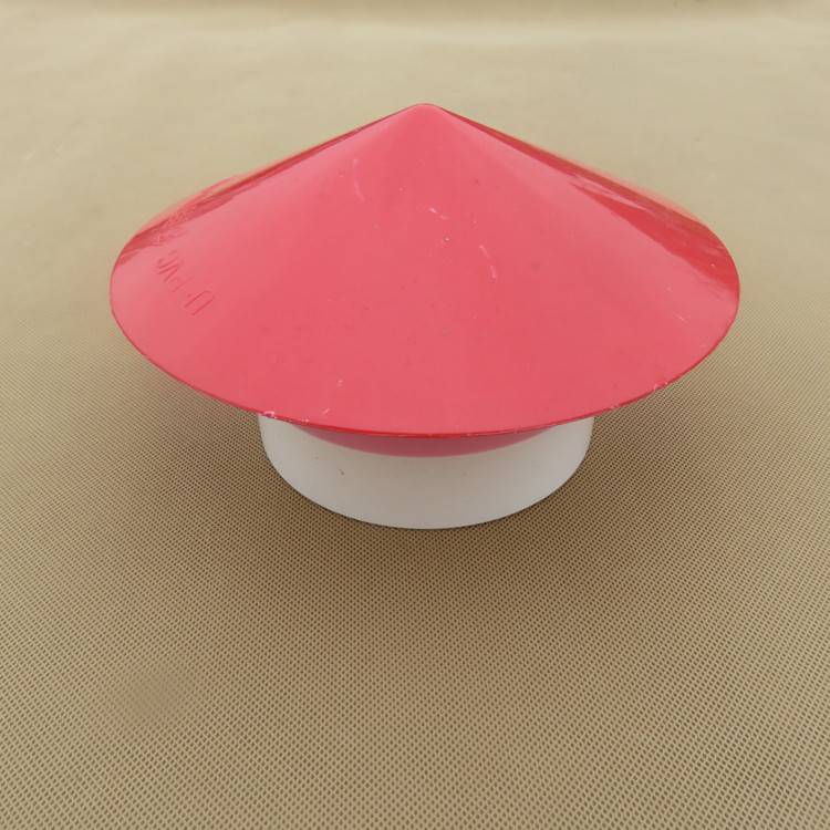 50 75 110pvc多用防雨帽屋顶塑料透气帽通气帽管帽通风口排气罩